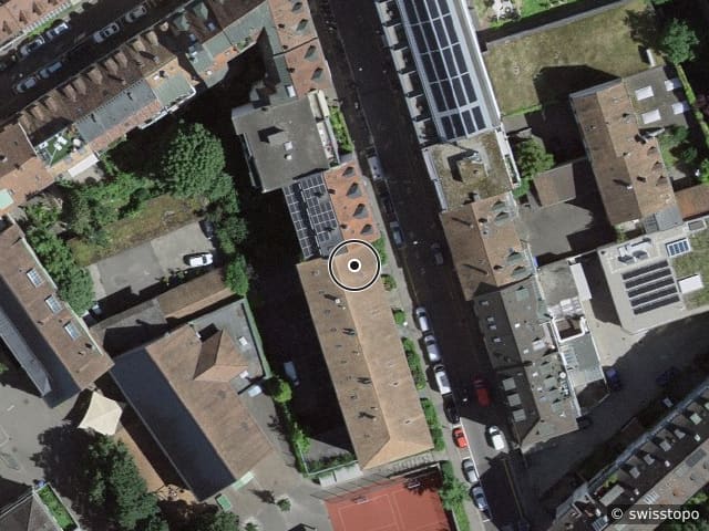 Luftbild Hammerstrasse 37, Basel