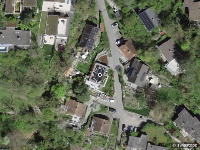 Luftbild der Lage – Mühlerain 24a, 3052 Zollikofen