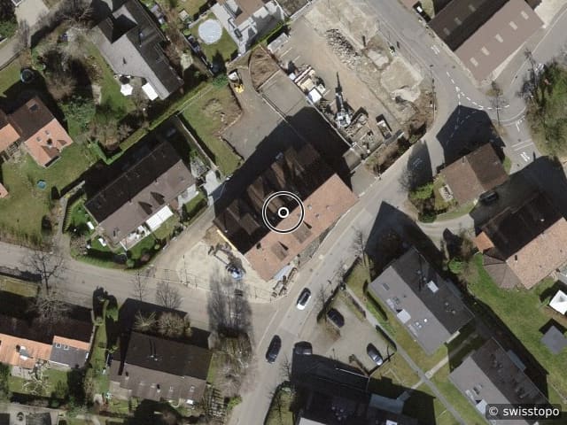 Luftbild der Lage – Fehraltorferstrasse 9, 8615 Wermatswil