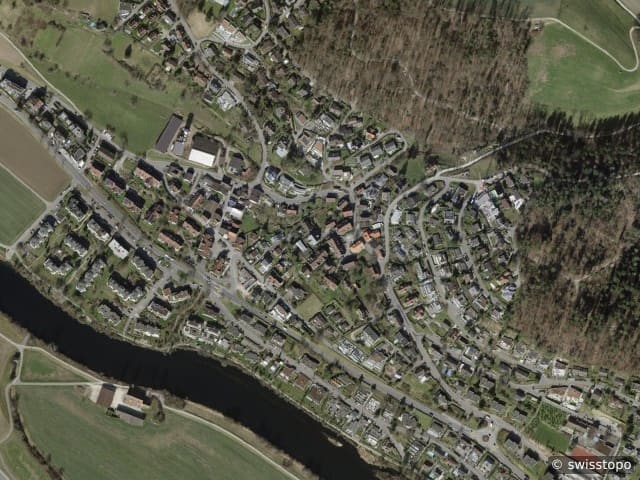 Luftbild Oetwil an der Limmat