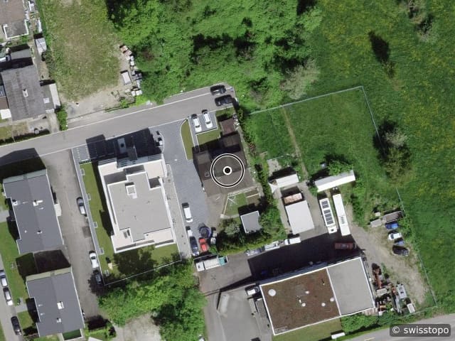 Luftbild der Lage – Eichweg 7, 4657 Dulliken