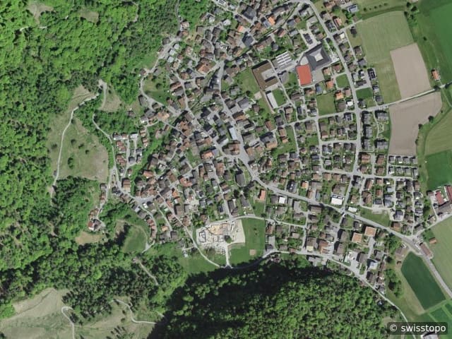 Luftbild Untervaz
