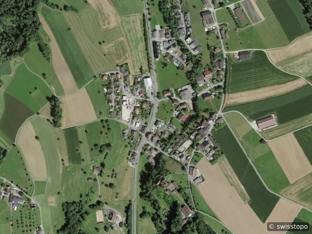 Luftbild: das Gebiet