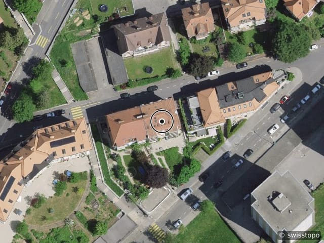 Luftbild Rue du Tertre 3, La Chaux-de-Fonds