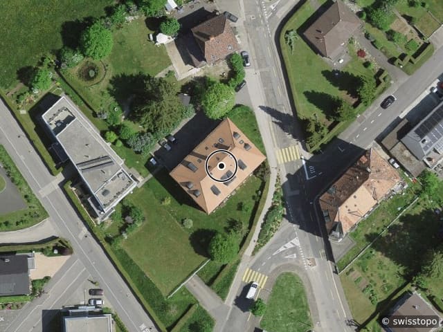 Luftbild Rue de Bel-Air 51, La Chaux-de-Fonds