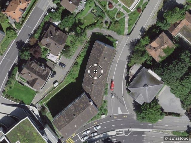 Luftbild der Lage – Böcklinstrasse 3, 9200 Gossau