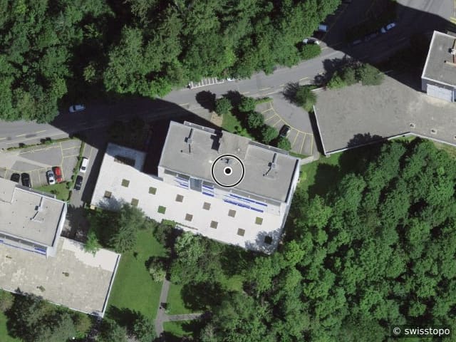 Luftbild Avenue de Valmont 18, Lausanne