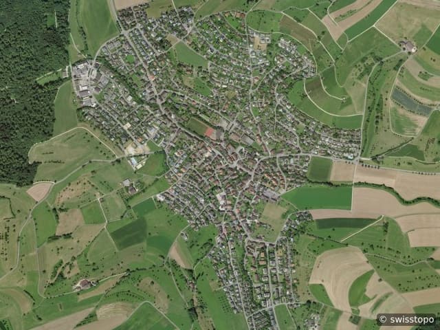 Luftbild Magden