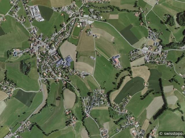 Luftbild: das Gebiet