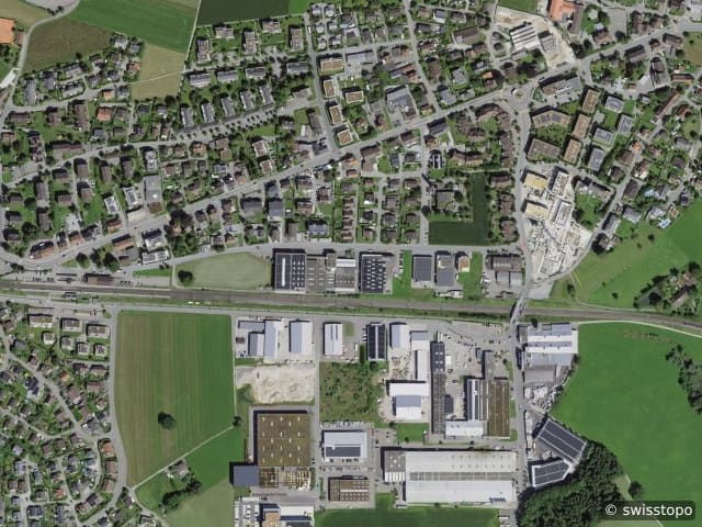 Luftbild: das Gebiet