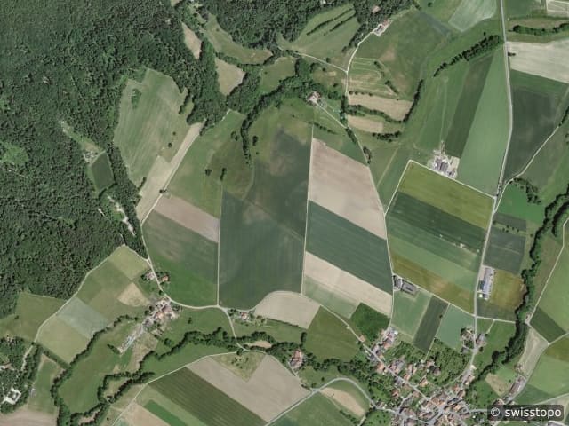 Luftbild La Chaux Cossonay