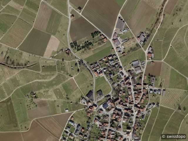 Luftbild Oberhallau