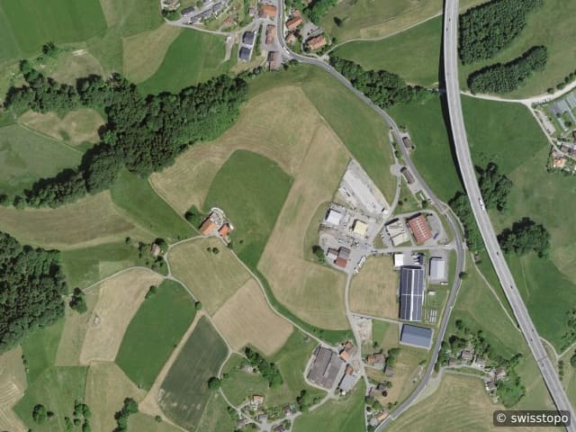 Luftbild Pont-en-Ogoz