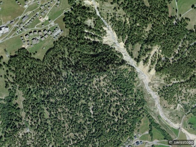 Luftbild der Lage – 3918 Wiler