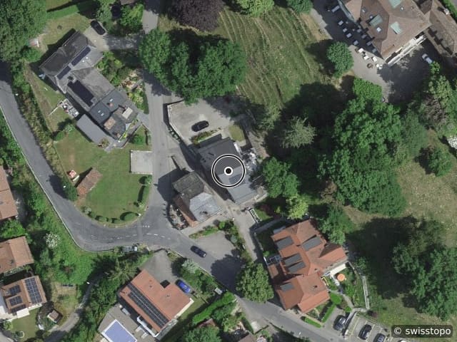 Luftbild Route de Cornaux 2, Chamby
