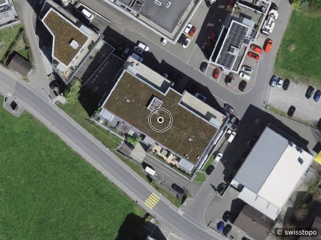 Luftbild Talstrasse 24, Zürich