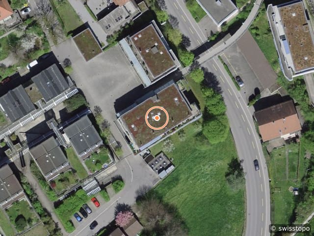 Luftbild Dorfmärit 9, Bolligen