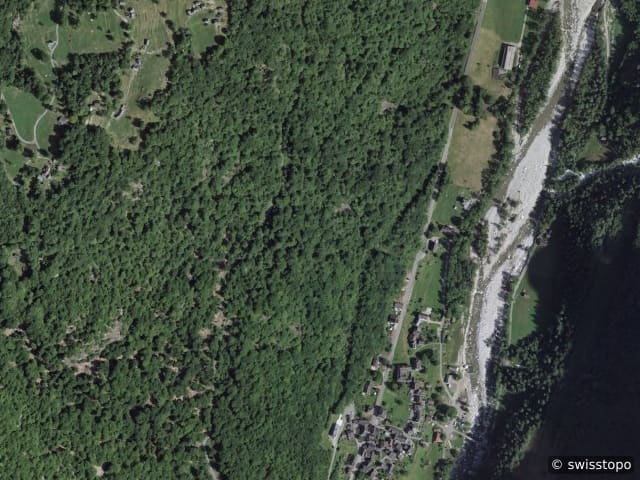 Luftbild Broglio, Maggiatal, Lago Maggiore