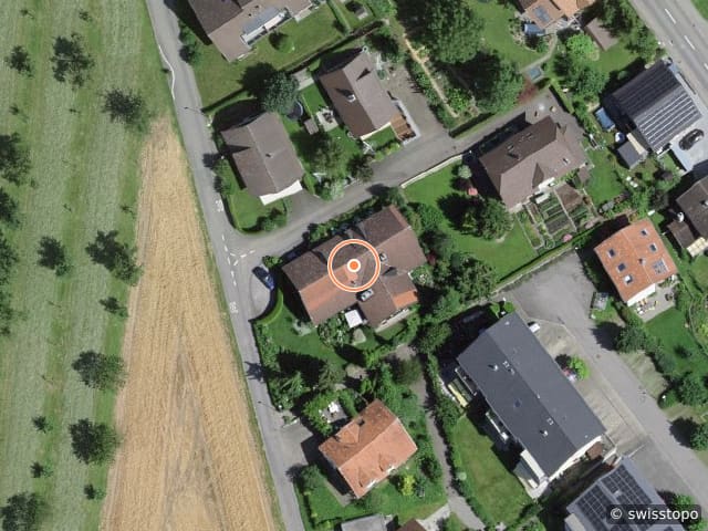 Luftbild der Lage – Feldheim 7, 6027 Römerswil
