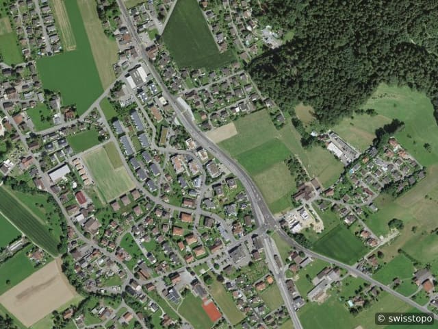 Luftbild Rotkornstrasse 11 A, Oberkulm