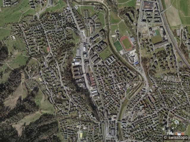 Luftbild der Lage – Zürich