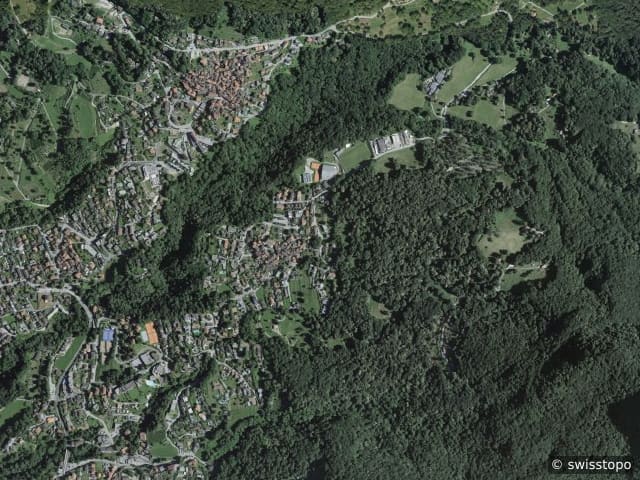 Luftbild Villa Luganese