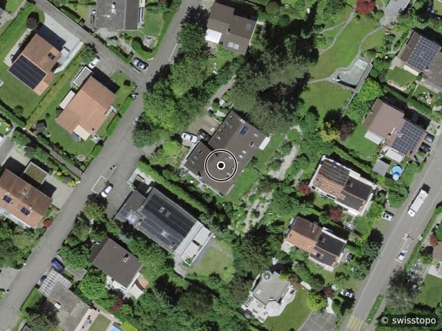 Luftbild Hubackerweg 22, Reinach