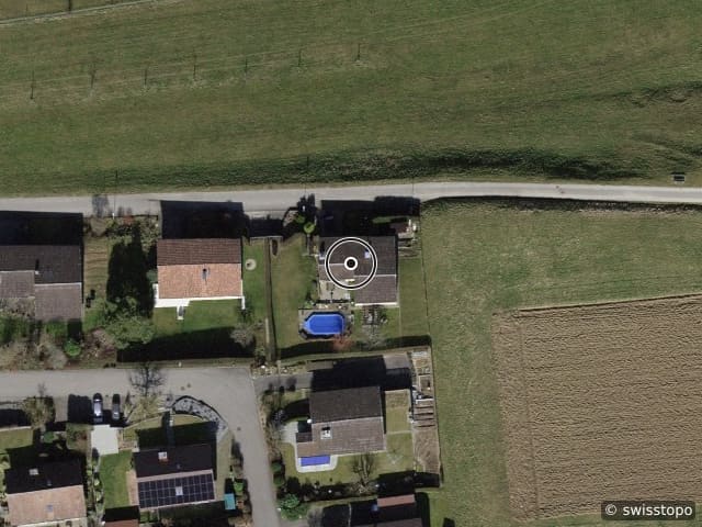 Vue aérienne de l’emplacement – Rütiweg 8, 8223 Guntmadingen
