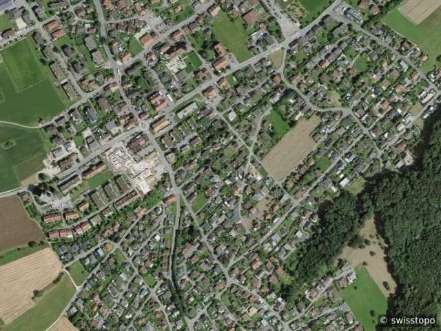Luftbild Mittelgäustrasse 35, Kappel
