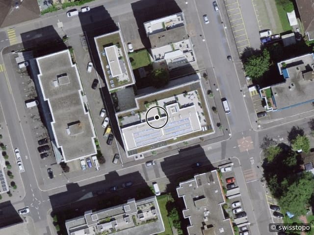 Luftbild Via della Pace 18A, Locarno