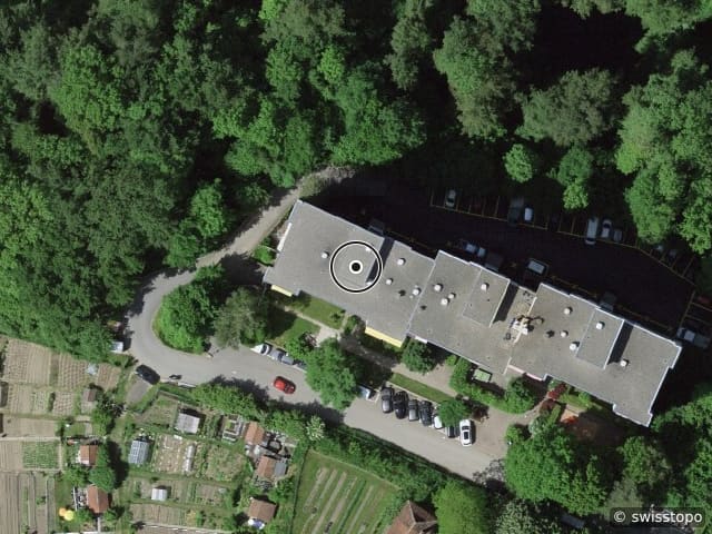 Luftbild Impasse de la Forêt 24, Fribourg