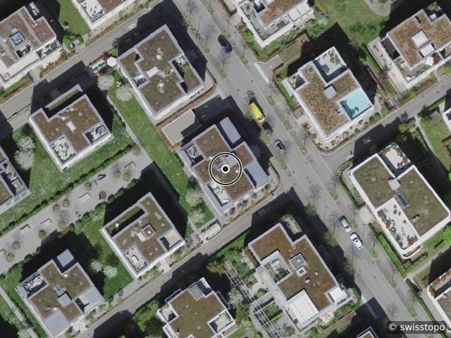 Luftbild von-Gunten-Strasse 5, Bern