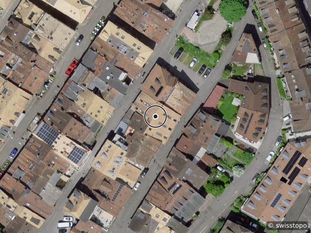 Luftbild der Lage – Rue de la Bourgogne 1B, 1844 Villeneuve