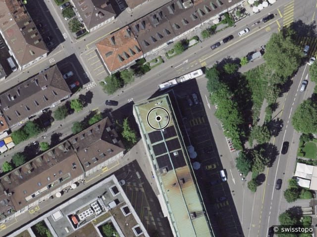 Luftbild Poststrasse 9, St . Gallen