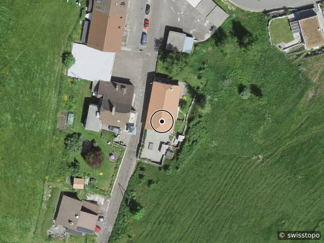 Luftbild der Lage – La Claire 7, 2400 Le Locle