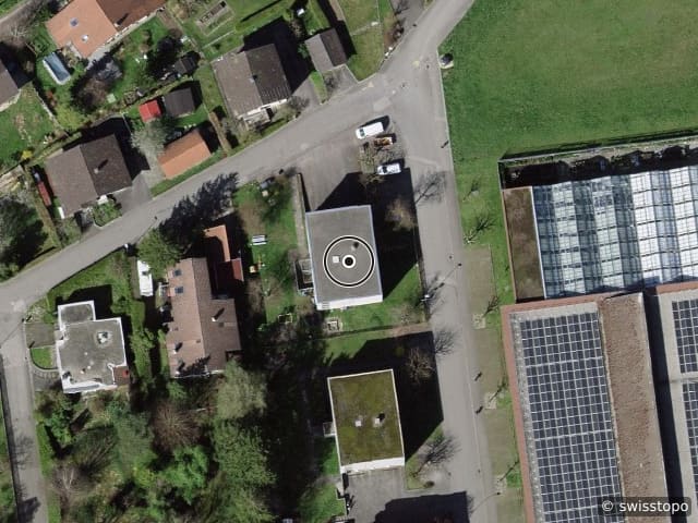 Luftbild Rue du Champ Hulay 48, Bassecourt