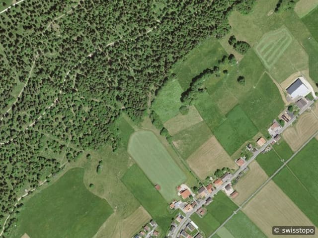 Luftbild Rue de la Gare 85a, La Sagne