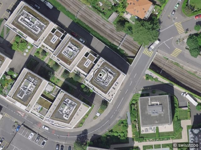 Luftbild Avenue des Planches 20A, Montreux