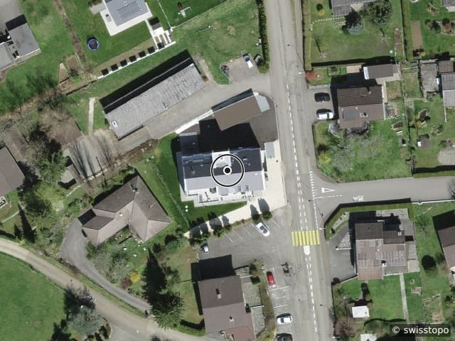 Luftbild Route principale 38 a, Boécourt