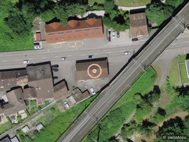 Luftbild Hauptstrasse 22, Augst