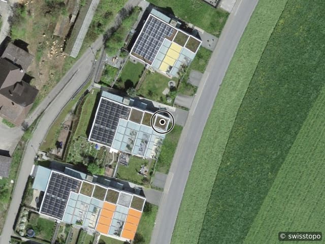 Luftbild der Lage – Aeschenbrunnmattstrasse 55, 3047 Bremgarten b. Bern