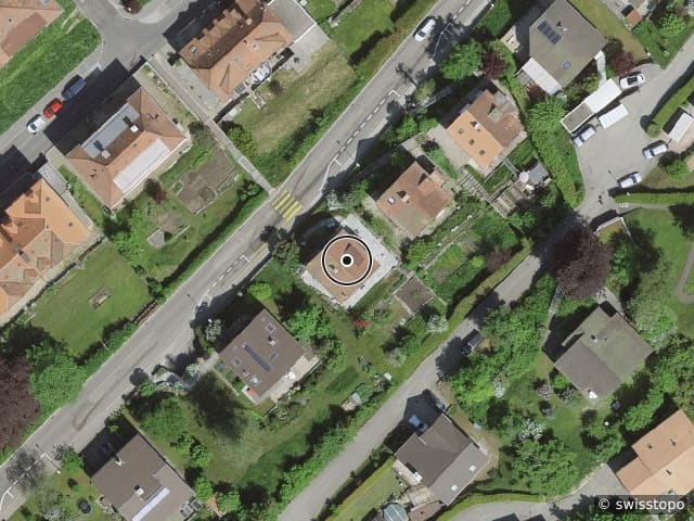Luftbild Rue des Fiottets 15, Le Locle