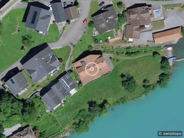 Luftbild Seestrasse 52, Chalet Brienzersee