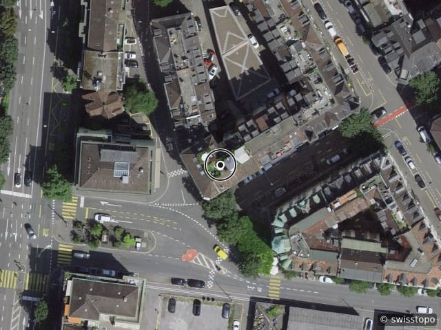 Luftbild Habsburgerstrasse 46, Luzern