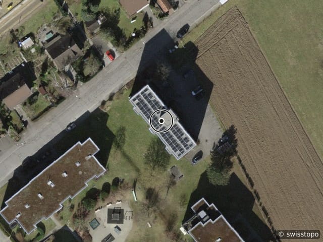 Vista aerea della posizione – Kirchbergstrasse 50, 8207 Schaffhausen