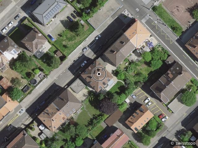 Luftbild Rue du Progrès 43, La Chaux-de-Fonds