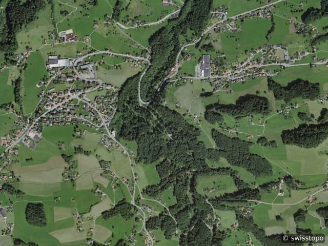 Luftbild Wolfhalden