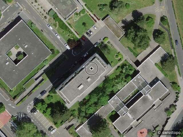 Luftbild Chemin François-Lehmann 22, Le Grand-Saconnex
