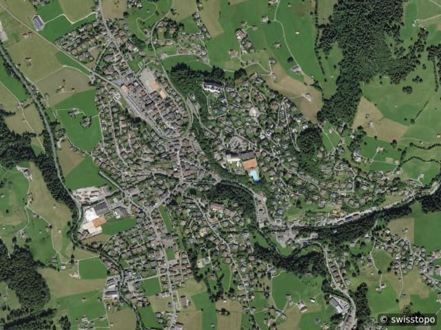 Luftbild Gstaad