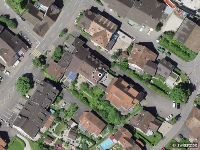 Vista aerea della posizione – Hauptstrasse 59, 4107 Ettingen